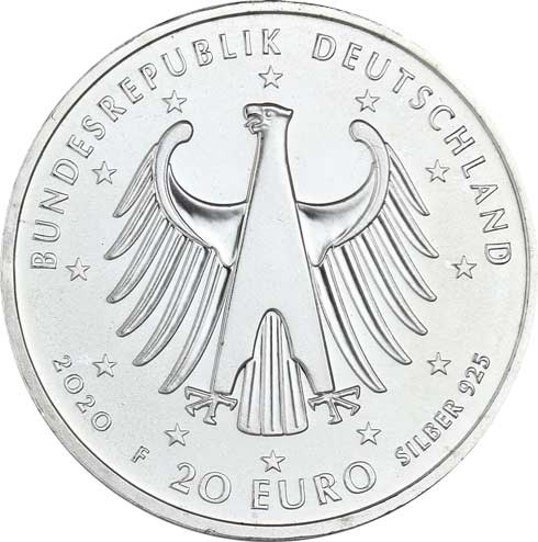 Silbermünzen 20 Euro 2020 250. Geb. Ludwig van Beethoven