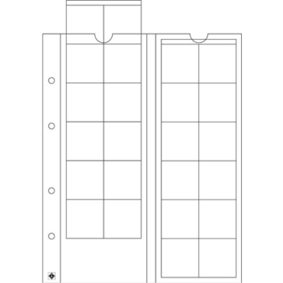 319236 - optima-muenzhuellen-fuer-24-muenzen-bis-34-mm-o-glasklar-5erpack
