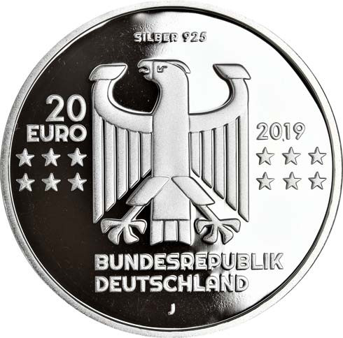 20 Euro Bauhaus 2019 uas Deutschland im Folder kaufen