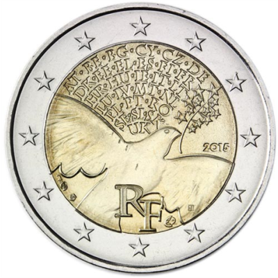 Frankreich-2Euro-2015-bfr-Frieden-in-Europa-RS