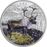 Kanada-20 Dollar-2014-AG-Caribou-Farbe-RS