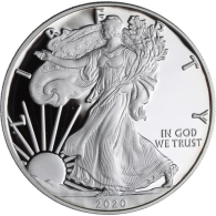 USA-1 Dollar-2020-AGpp-Silver Eagle-RS