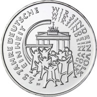 25 Jahre Deutsche Einheit Stempelglanz Münzen