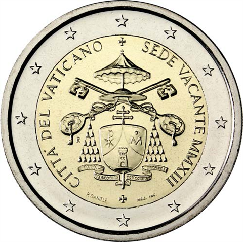 Vatikan-2Euro-2013-Stgl-SedeVacante-Folder