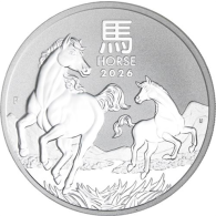 Australien-1 Dollar-2026-AGstgl-Pferd-RS