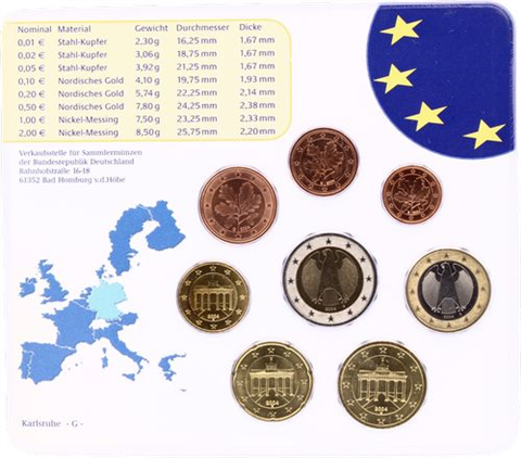 Deutschland-3,88 Euro-2004-Stgl-Kurs-MzzG-RS