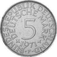 Deutschland 5 DM 1971 F Silberadler - Heiermann