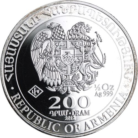 Armenien-800 Dram-2012-AGpp-Arche Noah-Etui