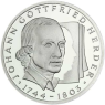Deutschland 10 DM Silber 1994 Stgl.  Johann Gottfried Herder I (1)