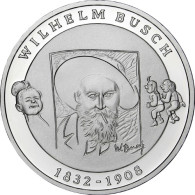 Deutschland 10 Euro Silber 2007 PP Wilhelm Busch