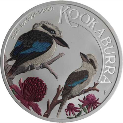 Australien-1 Dollar-2023-AGstgl-Farbe-Kookaburra-RS