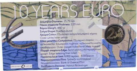 Griechenland-2 Euro-2012-Stgl-Bargeld-Coincard-RS