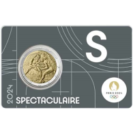 Frankreich-2Euro-2024-Herkules-CoinCard-grau-Spektakulär-RS