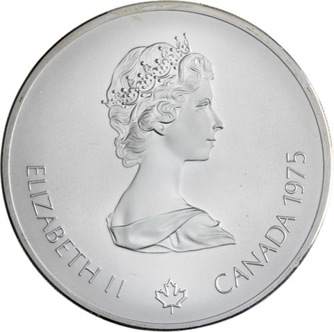 Kanada-14x10+14x5 Dollar-1973-1976-AGstgl-Olymp Montreal 76-Etui