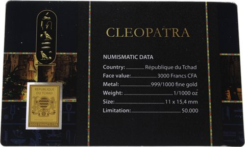 Tschad-3000Francs-AU-Cleopatra-Karte-RS