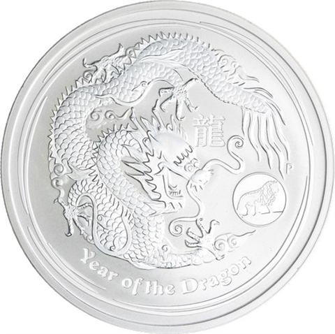Australien-12x1 Dollar-2012-AGstgl-Drache-VS