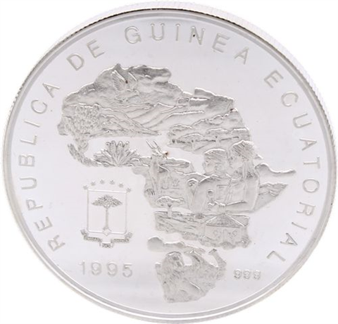 Äquatorialguinea-7000 Francs-1995-AGpp-Etui