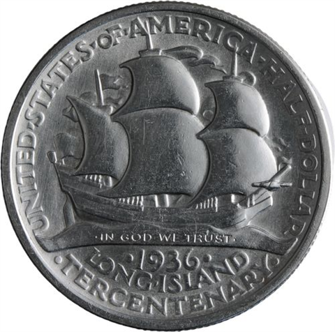 USA-HalfDollar-50centsilber-1936vz-LongIsland-RS