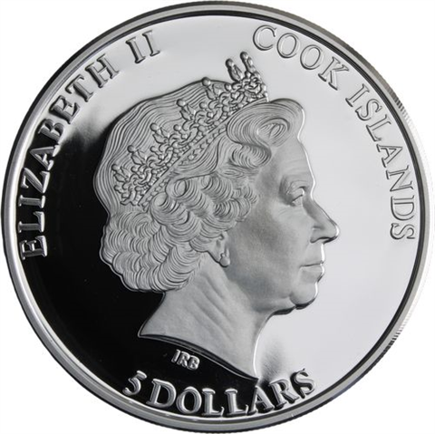 Cookinseln-5Dollar-2013-AGpp-RücktrittBenediktXVI-Etui