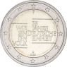 Deutschland-2 Euro-2025-bfr-Deutsche Einheit-Mzz.D-RS