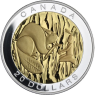 Kanada-20Dollar-2014-AGpp-Biber-vergoldet-RS