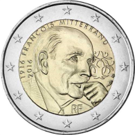 Frankreich 2 Euro 2016 bf. Mitterrand