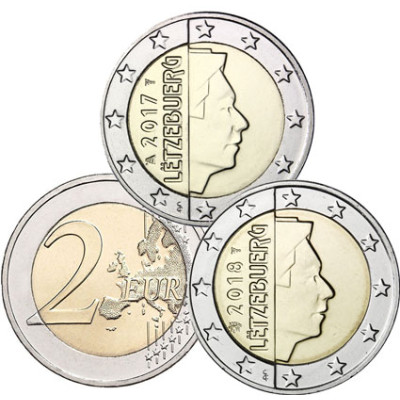 Kursmünzen Luxemburg 2 Euro Zubehör Münzen 