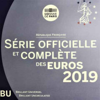 Euro Kursmünzensatz 2019 Frankreich 1 Cent bis 2 Euro im Folder Stgl. 