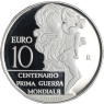 Italien-10 Euro-2015-AGpp-Centenario Prima Guerra-RS