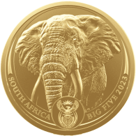 Südafrika-1Unze-2023-Gold-Elefant-BIG-Five-RS