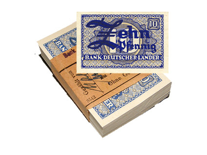 Banknote - R.251  10  Pfenning ohne Datum 1948