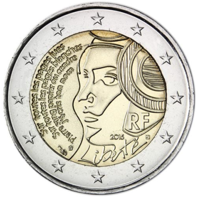 Frankreich-2Euro-2015-bfr-Föderationsfest-RS