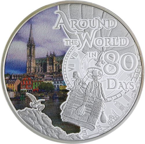 Kamerun-16x500 Francs-2023-AGpl-Um Die Welt 80 Tage-AlbumI