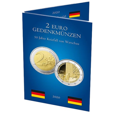 361755----Münzkarte-Deutschland-5-x-2-Euro-2020-Kniefall