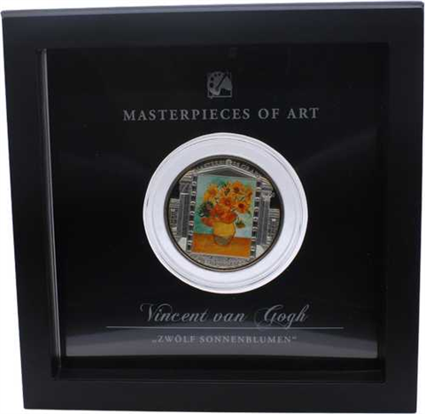 Cook Islands-20 Dollar-2010-AGpp-Van Gogh Sonnenblumen-RS
