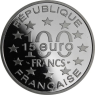Frankreich-15 Euro 100 Francs-1996-AGpp-Amsterdam-VS