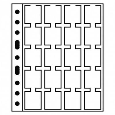 324851 -  Grande Hülle  M 20 K 5er Pack Klar 