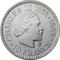 Monaco Silbermünze Charles III 