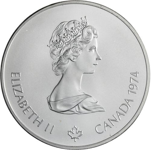 Kanada-14x10+14x5 Dollar-1973-1976-AGstgl-Olymp Montreal 76-Etui