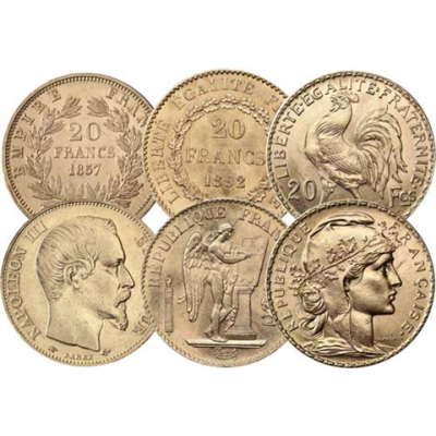 frankreich-3x20-franc-napoleon-ohne-Kranz-genius-marianne