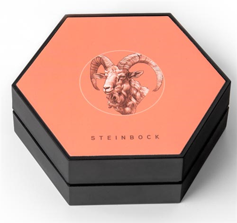 Münzetui-Steinbock-geschlossen