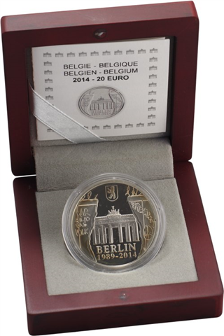 Belgien-20Euro-2014-AgPP-fallderberlinermauer-Etui