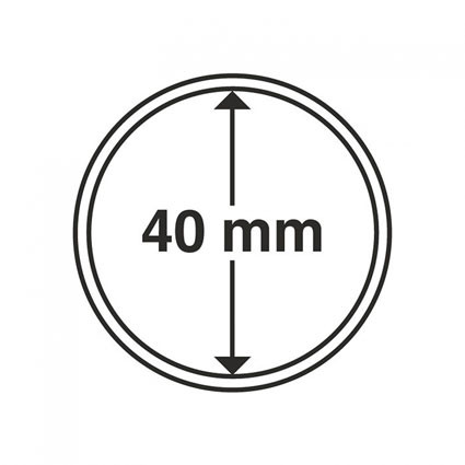 328440 - 10 Münzenkapseln  Innendurchmesser 40 mm 