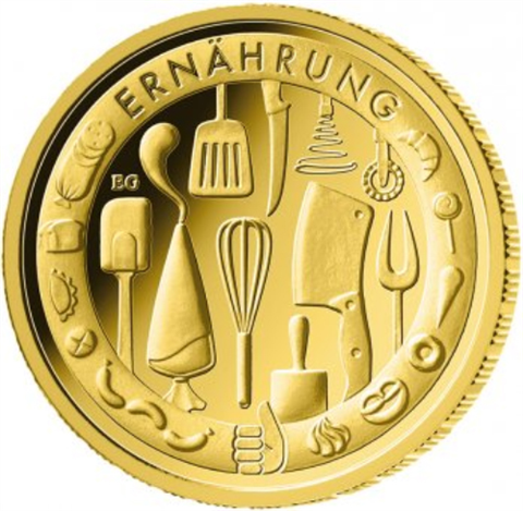 Deutschland-5x50-Euro-Gold-2023-Ernährung-Satz