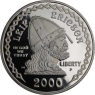 USA-1 Dollar-2000-AGpp-Leif Ericson Millenium-RS