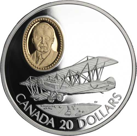 Kanada-20 Dollar-1992-PP-Curtiss JN-4 Canick-RS