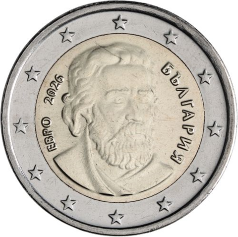Bulgarien-2 Euro-2026-bfr-Kursmünze-RS