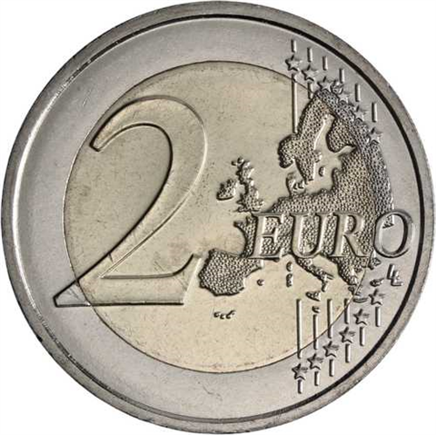 Luxemburg-2 Euro-2025-bfr-Schuman-Erklärung-RS