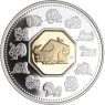 Kanada-15 Dollar-2009-AGpp-Ochse-RS