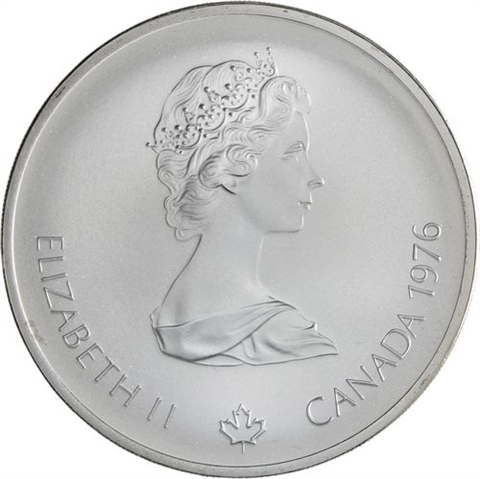 Kanada-14x10+14x5 Dollar-1973-1976-AGstgl-Olymp Montreal 76-Etui